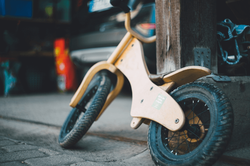 wooden balance bikes