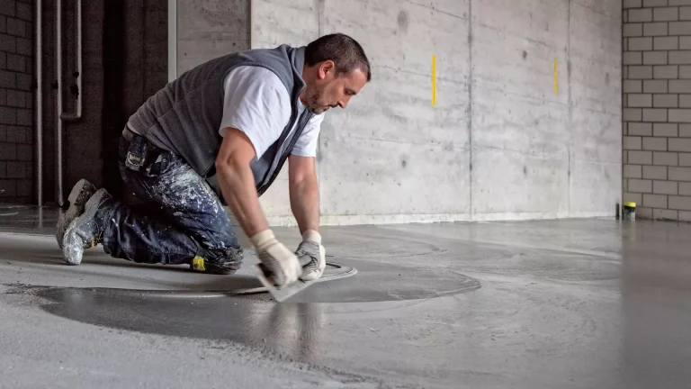 Working for Smooth and Effective Waterproofing with Self-Levelling Screed